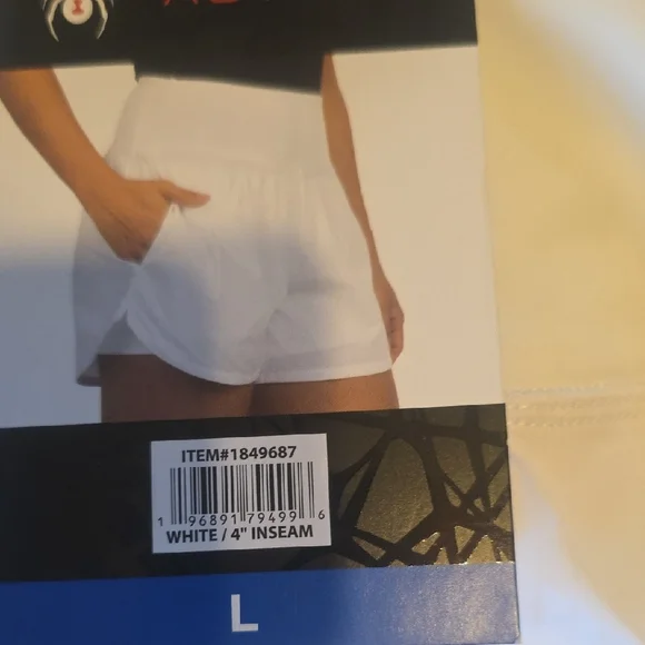 Spyder Women's Athletic White Shorts - Picture 3 of 7
